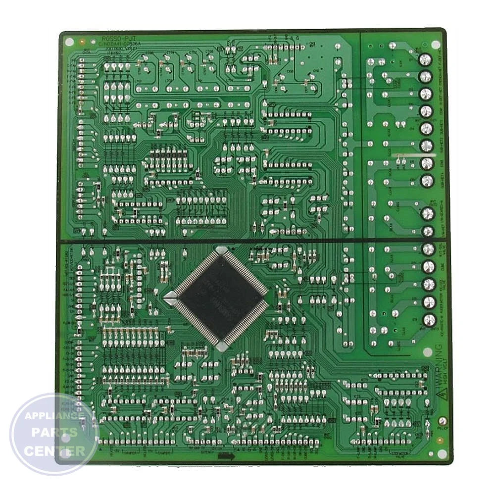 Samsung Refrigerator Main Printed Circuit Board Assembly DA92-00624A - Detailed view of control circuitry details