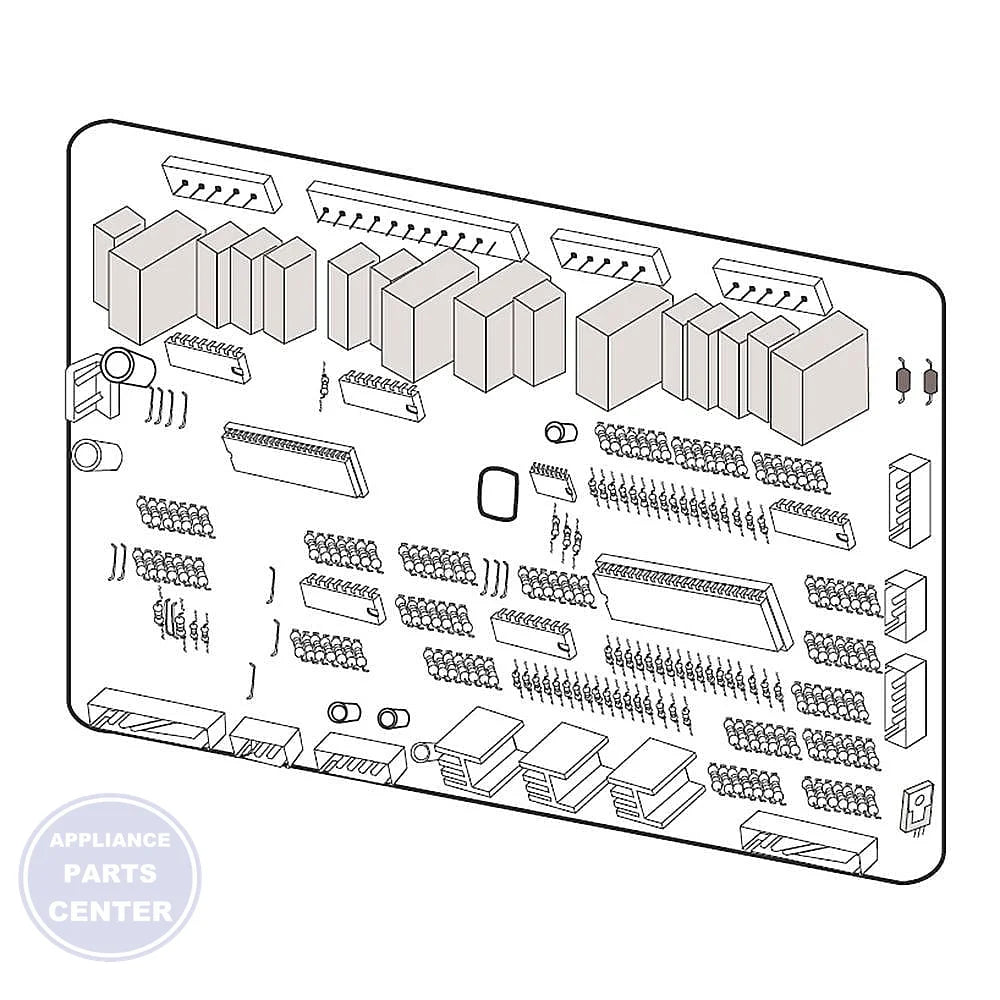 Samsung DA94-02663F - Main view showing circuit board assembly for SMG refrigerator