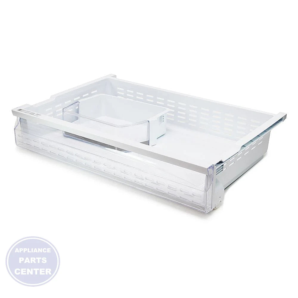 Samsung Refrigerator Upper Freezer Tray Assembly DA97-13824A - Main view showing efficient storage for Samsung RF28HMEDBSR and RF23HCEDBSR models