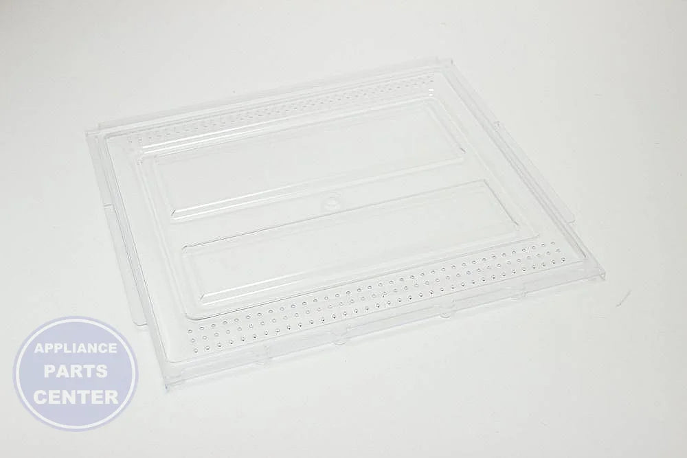 SAMSUNG REFRIGERATOR UPPER VEGETABLE COVER ASSEMBLY DA63-05355A - Main view showing enhanced vegetable storage for SMG Series