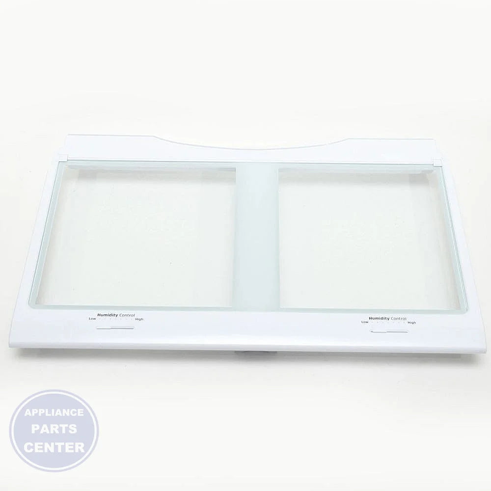 SAMSUNG REFRIGERATOR VEGETABLE CRISPER COVER ASSEMBLY DA97-11287A - Main view showing durable construction for specific models