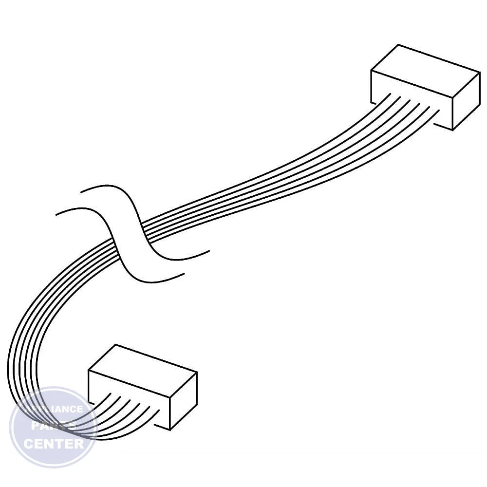 Samsung Wire Harness Assembly DD81-02096A - Main view showing wire connector for Samsung dishwasher models