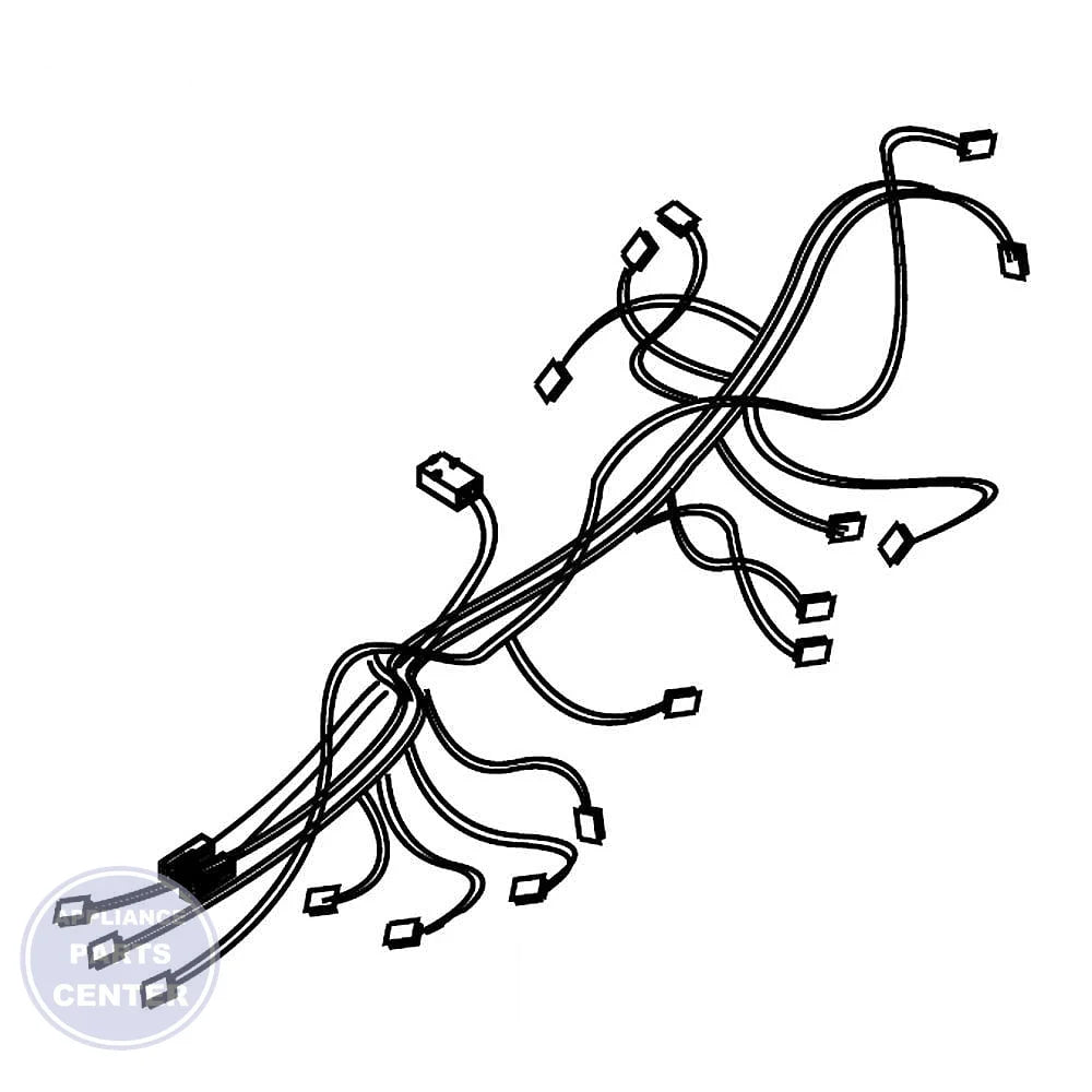 SAMSUNG Wire Harness DG39-00049A - Main view showing connectors for Samsung SMG models
