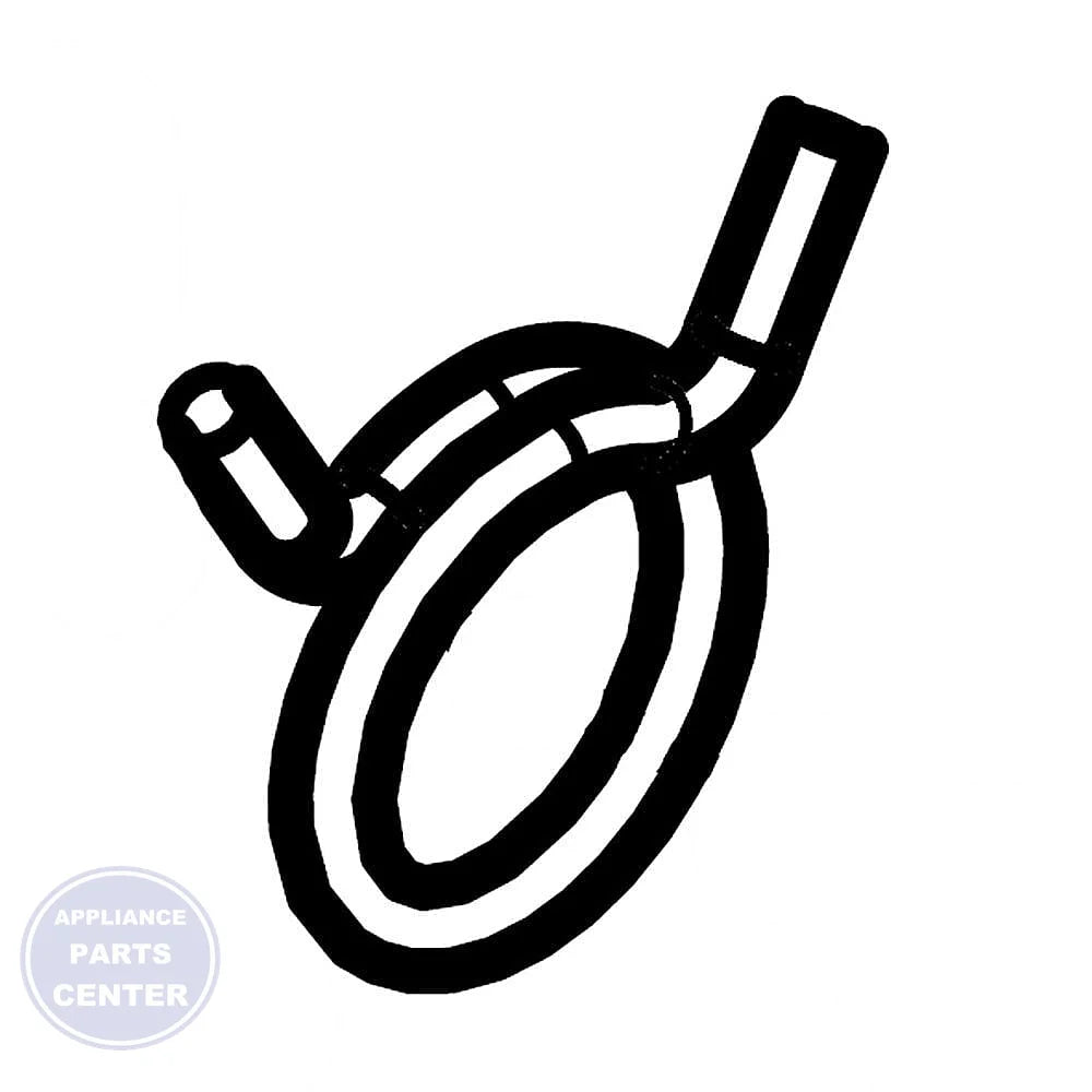 SCOTSMAN ICE HOSE CLAMP 02-0534-02 - Main view showing secure connection for SCOTSMAN STS models