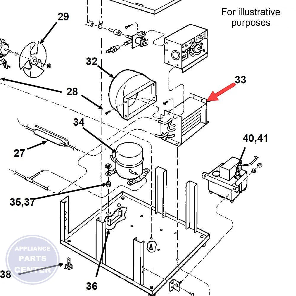 [Brand] SCOTSMAN ICE SCOTSMAN CONDENSER 18-3729-01 - Main view showing efficient cooling for STS models