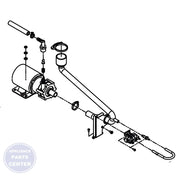 SCOTSMAN ICE SCOTSMAN DRAIN PUMP SERVICE KIT A39462-021 - Main view showing optimal drainage for STS-1000 model