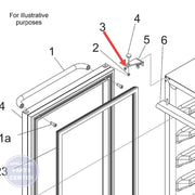 SCOTSMAN ICE SCOTSMAN FLAT HEAD SCREWS 03-1418-24 - Main view showing secure fastening for STS Ice Machine and Refrigerator