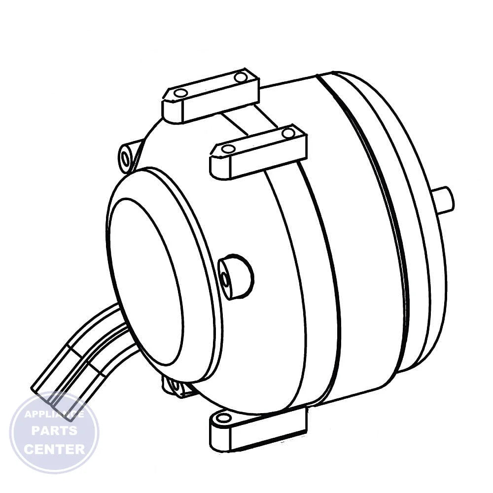 SCOTSMAN ICE SCOTSMAN GE 2.3W FAN MOTOR 12-3024-01 - Main view showing powerful cooling for GE STS models