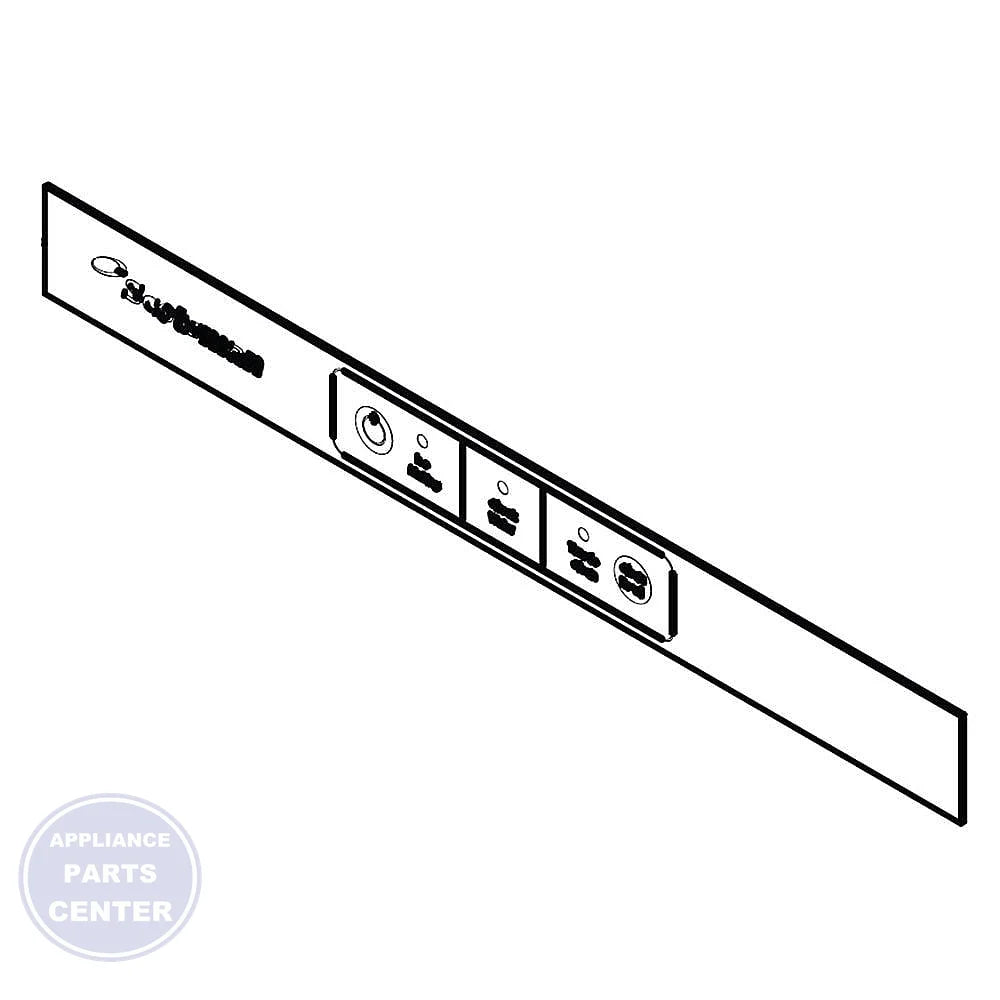 SCOTSMAN ICE SCOTSMAN OVERLAY MEMBRANE SWITCH 11-0574-01 - Main view showing seamless control for SCOTSMAN XYZ models
