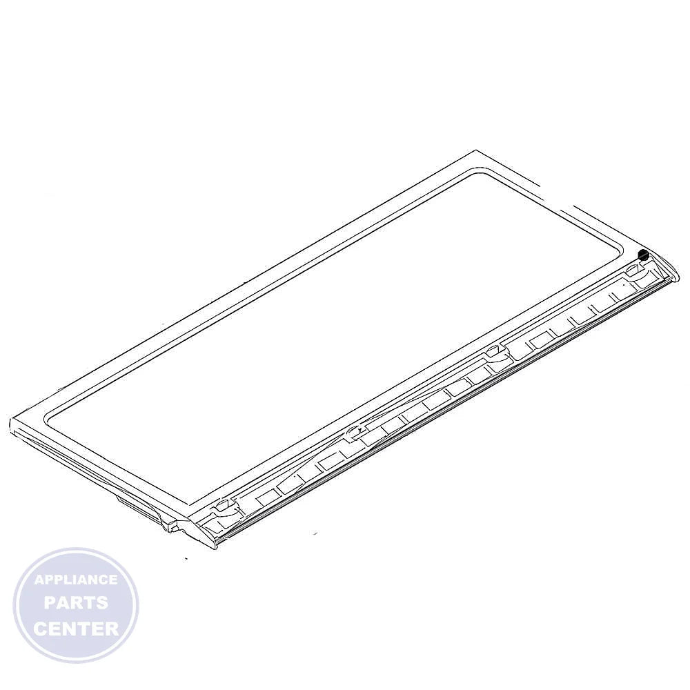 SAM Refrigerator SHELF-FRONT DA67-03713A - Main view showing polypropylene construction for AW4 series models