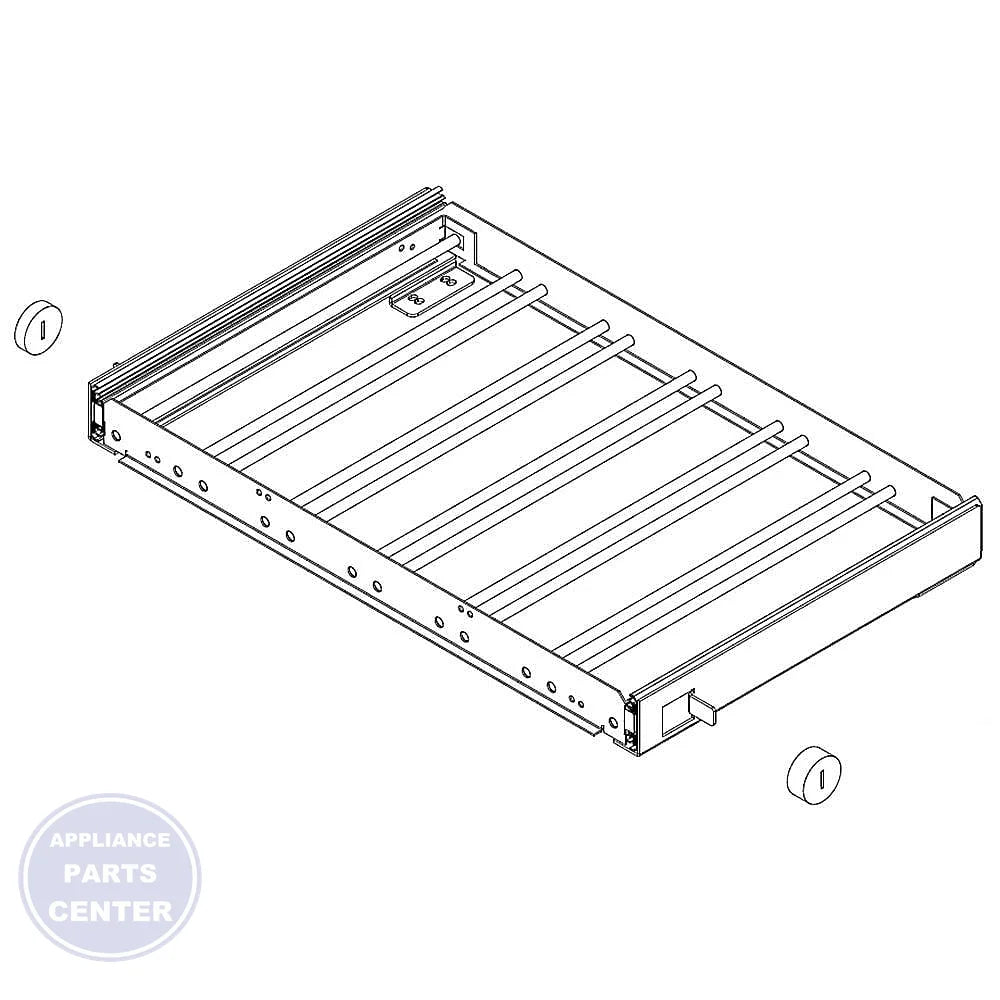 WPL SHELF-WINE W10803971 - Main view showing wine bottle storage for specific models