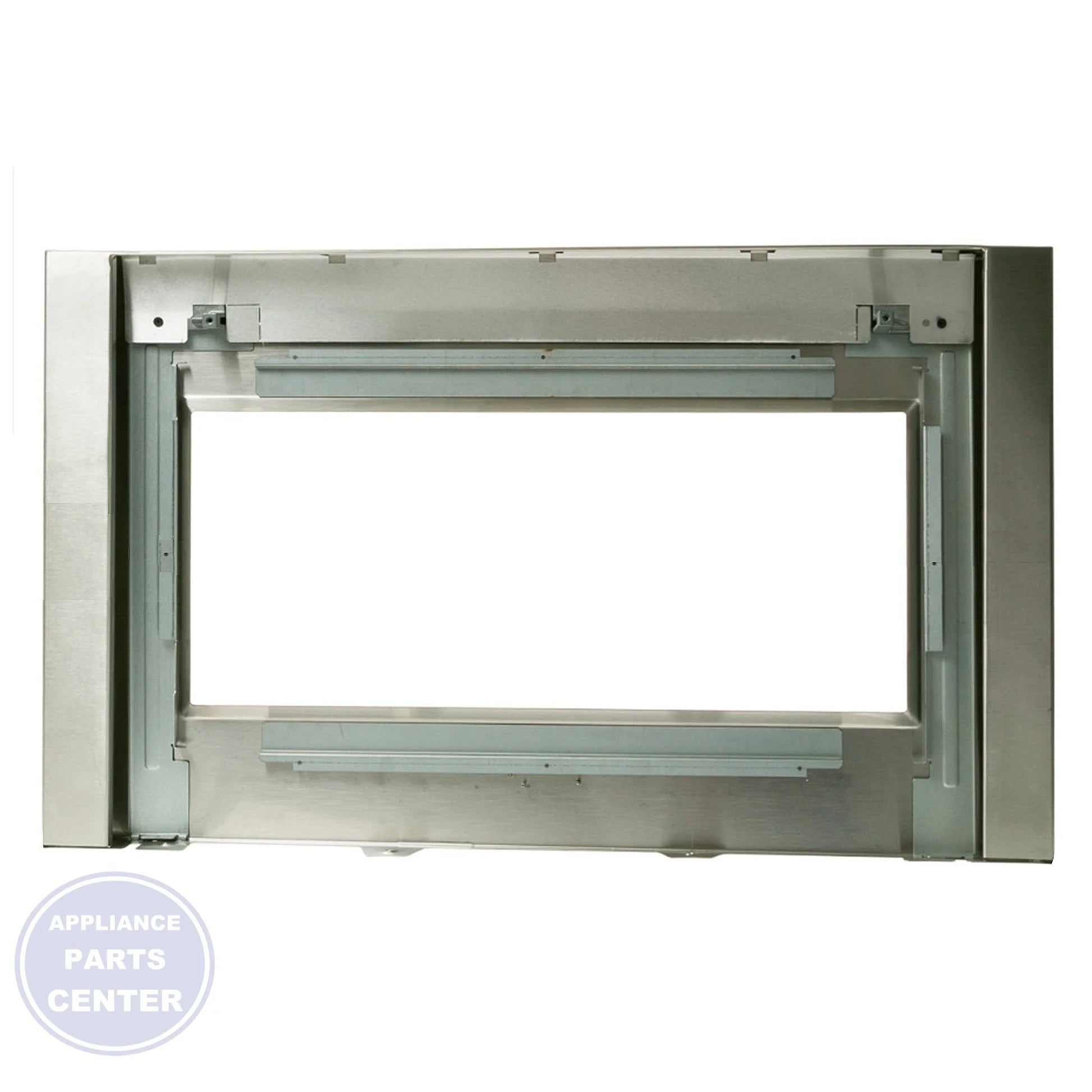 STAINLESS STEEL OVEN DOOR PANEL WB56X37966 - Detailed view of heat-resistant construction