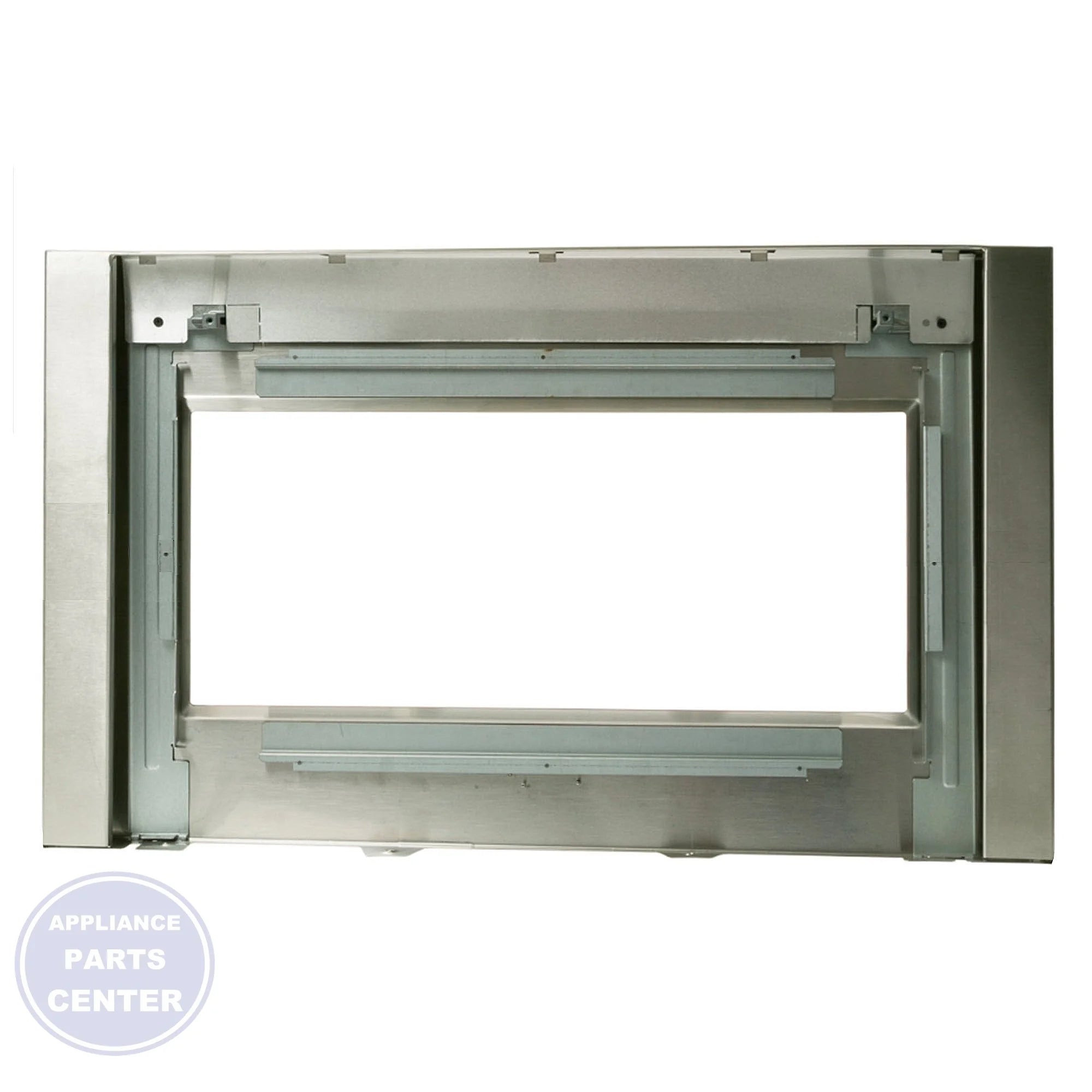 STAINLESS STEEL OVEN DOOR PANEL WB56X37966 - Detailed view of heat-resistant construction