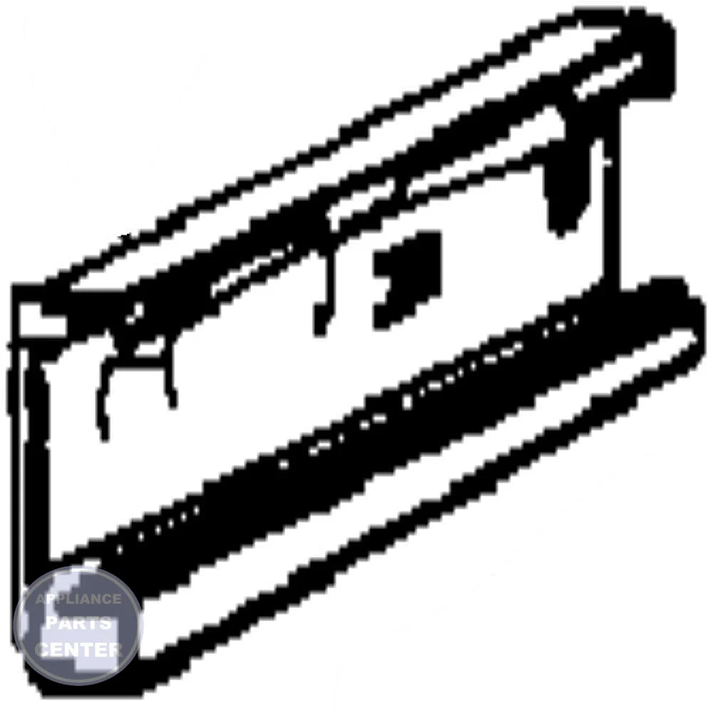 SAM SUPPORT-RAIL LOW L;NW2-PJT,HIPS,-,XQ8318 DA61-04507A - Main view showing precise alignment for XYZ-123 model