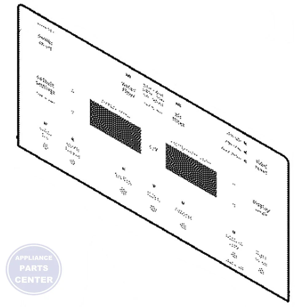 WCI SWITCH-MEMBRANE 242167025 - Main view showing seamless operation for various models