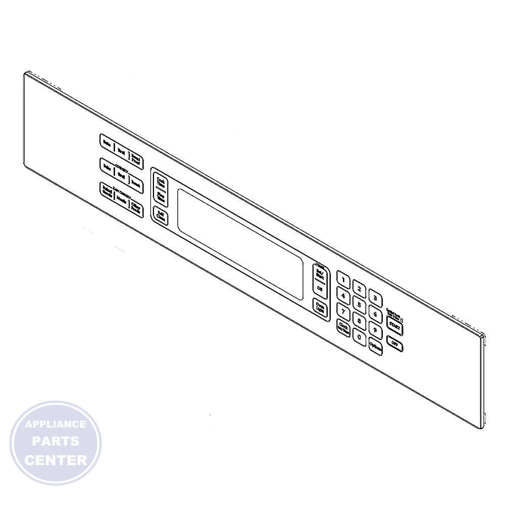 WPL SWTCH-MEMB WPW10116104 - Main view showing touchpad for WPL Range/Stove/Oven models