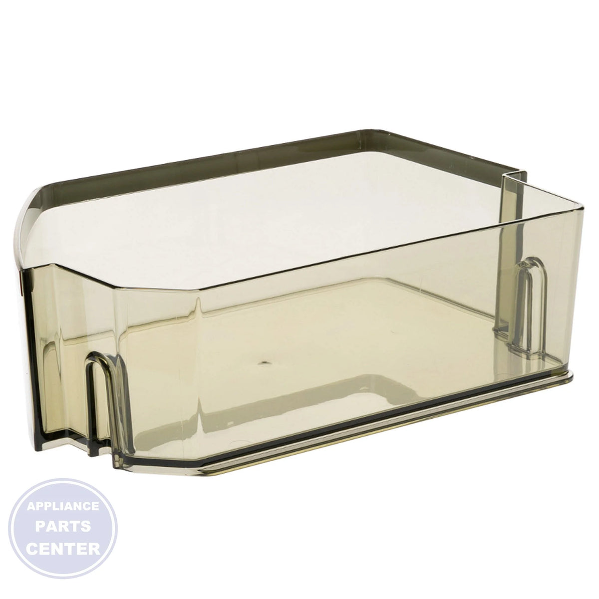 TINTED CENTER RIGHT DOOR BIN WR71X43974 - Detailed view of durable construction