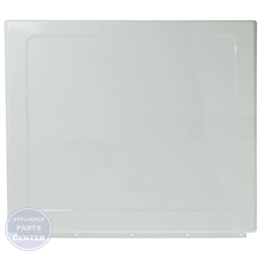 GEH TOP PANEL WHITE WE10X30584 - Main view showing durable design for GEH Dryer models