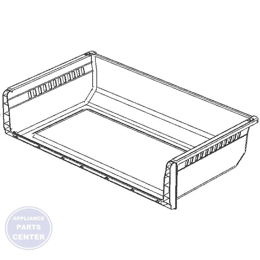 GEH TRAY-FZ UPP WR32X10826 - Main view showing spacious organization for GEH models
