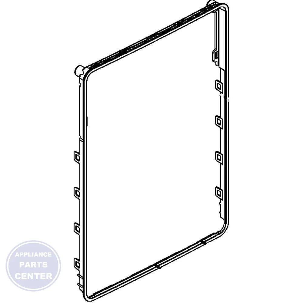Whirlpool TRIM RING-MG-DUAL FLAT W10276227 - Main view showing sleek design for Whirlpool models