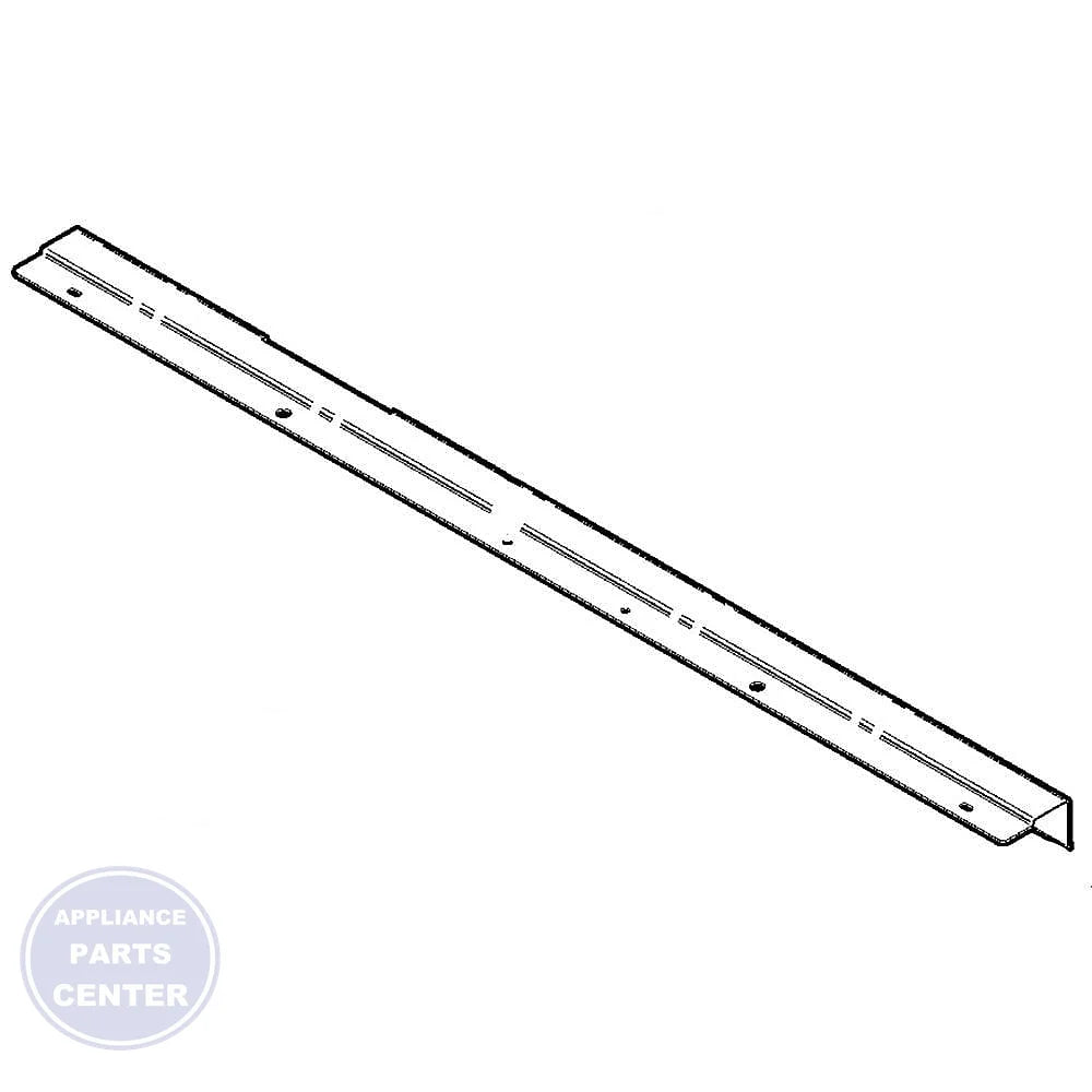 GEH TRIM VENT LWR INNER(BK) WB07T10590 - Main view showing improved ventilation for GEH models