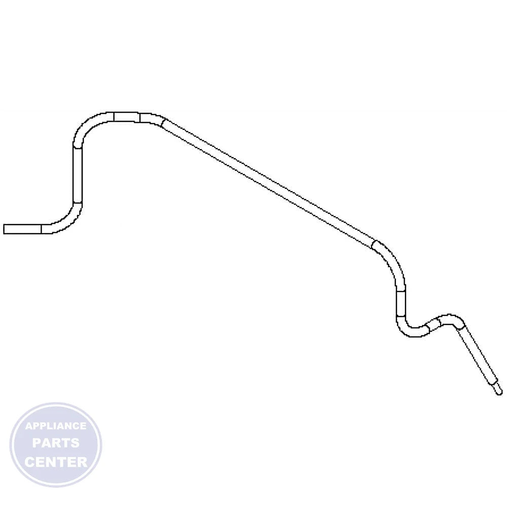 WPL TUBE W10673675 - Main view showing durable construction for Whirlpool KitchenAid models