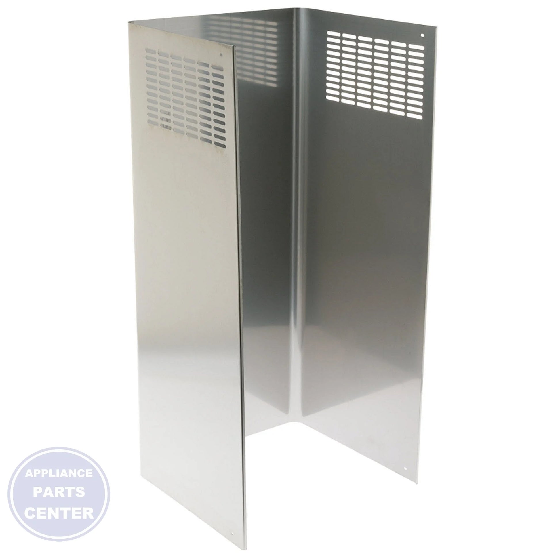 UPPER DUCT COVER WB38X10105 - Detailed view of ventilation features