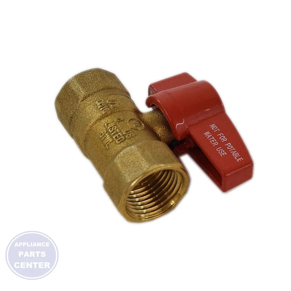 VALVE 318087450 - Side view with precise gas control specs