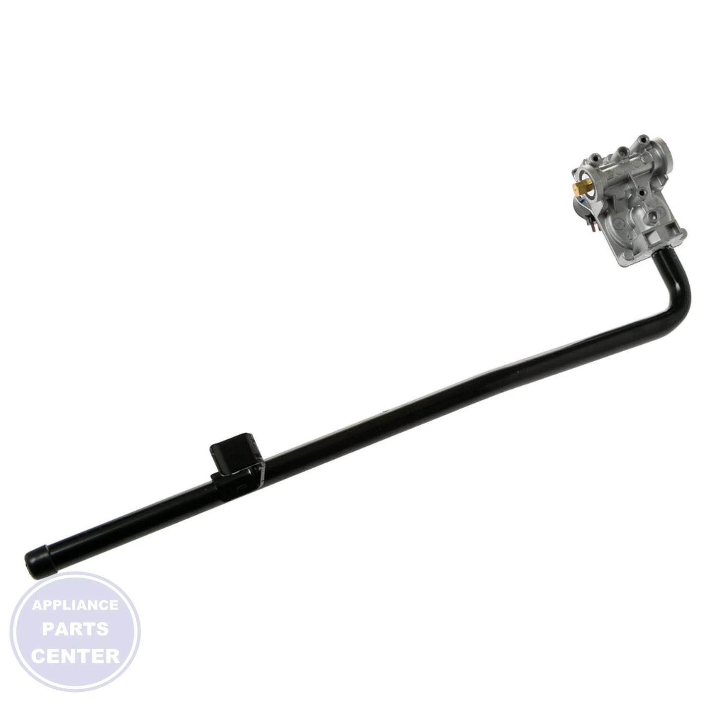 VALVE AND PIPE CONVERSION ASSEMBLY NG TO LP WE03X23917 - Side view with specific measurements