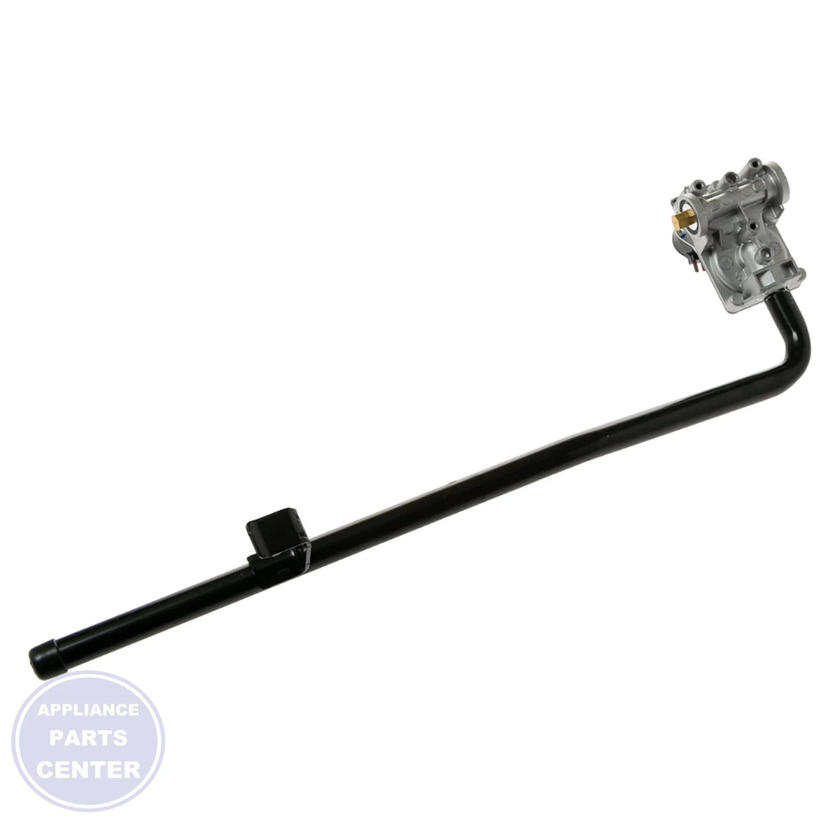 VALVE AND PIPE CONVERSION ASSEMBLY NG TO LP WE03X23917 - Side view with specific measurements