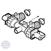GEH VALVE ASSEMBLYINLET WH13X20604 - Main view showing water inlet for GE models
