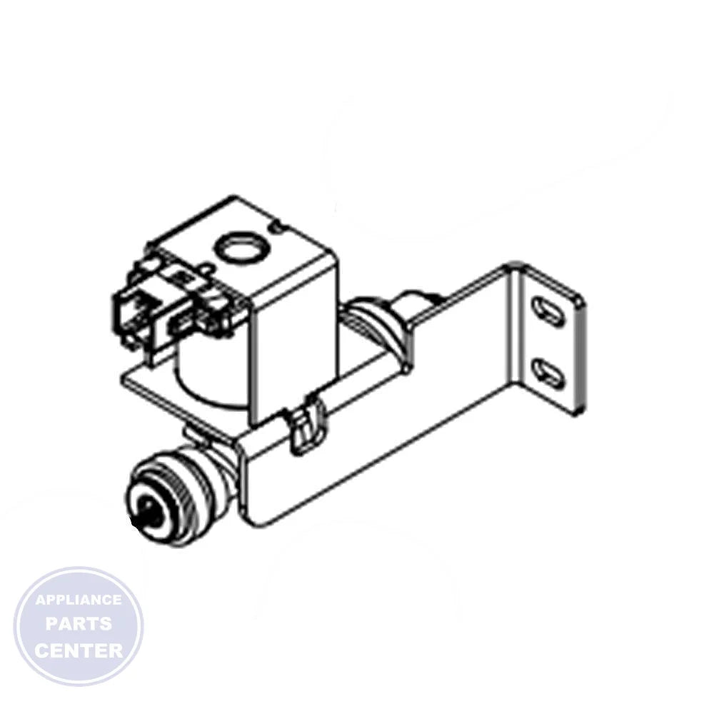 WPL VALVE - SOLENOID, DOUBLE W10140897 - Main view showing pressure rating for KitchenAid and Maytag models