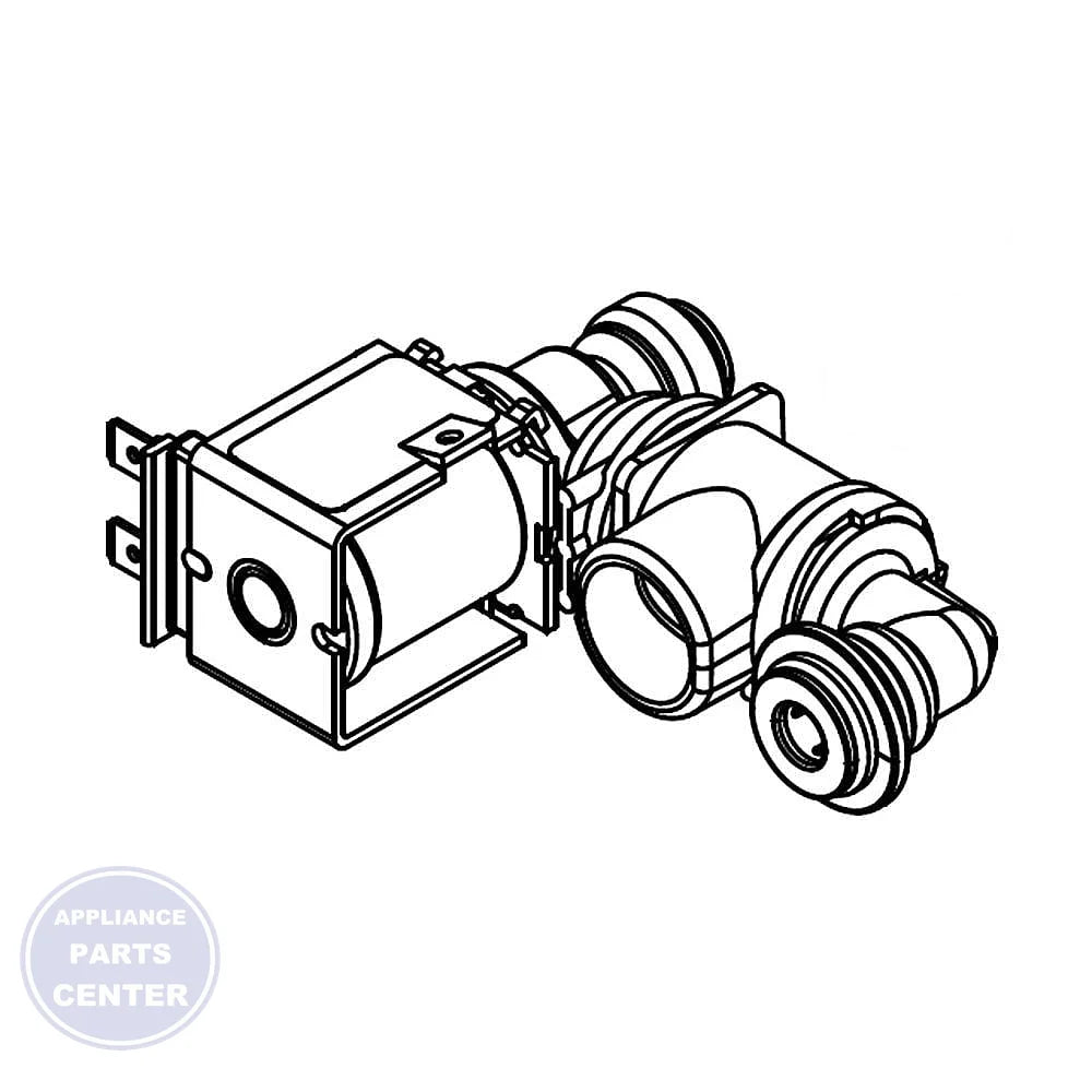 WPL VALVE W11248061 - Main view showing water flow functionality for WPL models