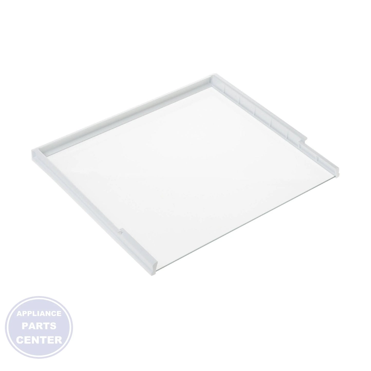 VEG PAN COVER ASM WR71X20361 - Detailed view of the efficient shelf support system