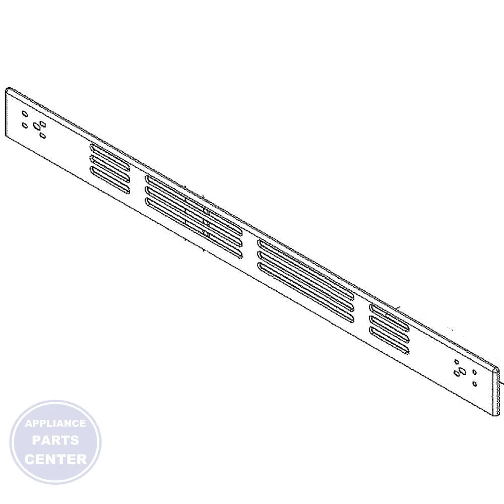 GEH VENT TRIM WB07X26937 - Main view showing enhanced airflow for GEH models