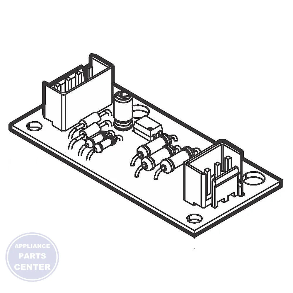 WCI #VP#BOARD 5304510508 - Main view showing control panel for specific models