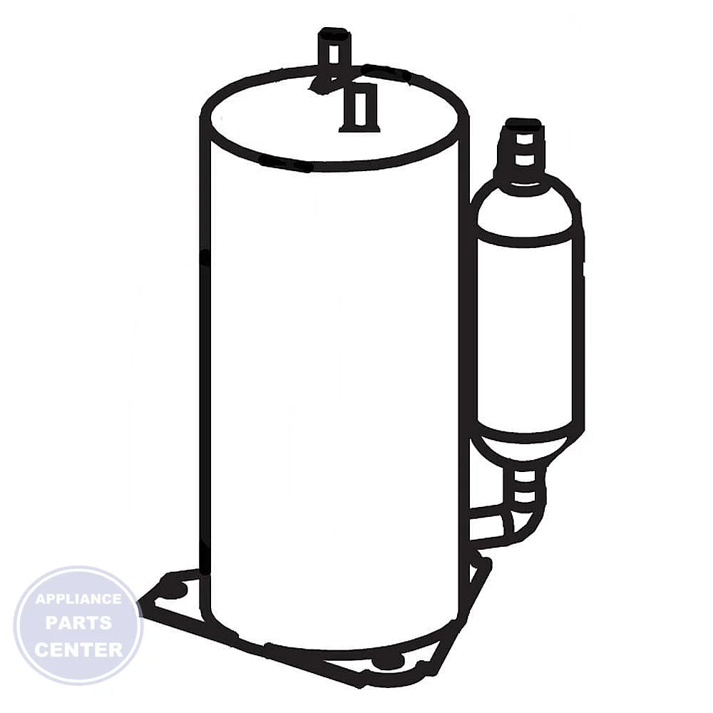 WCI #VP#COMPRESSOR 5304475735 - Main view showing efficient cooling for WCI models