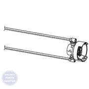 GEH WATER FILTER MANIFOLD WR17X31816 - Main view showing filtration system for GEH models