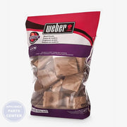 WEBER MESQUITE WOOD CHUNKS 17150 - Main view showing rich smoky flavor for WEB series