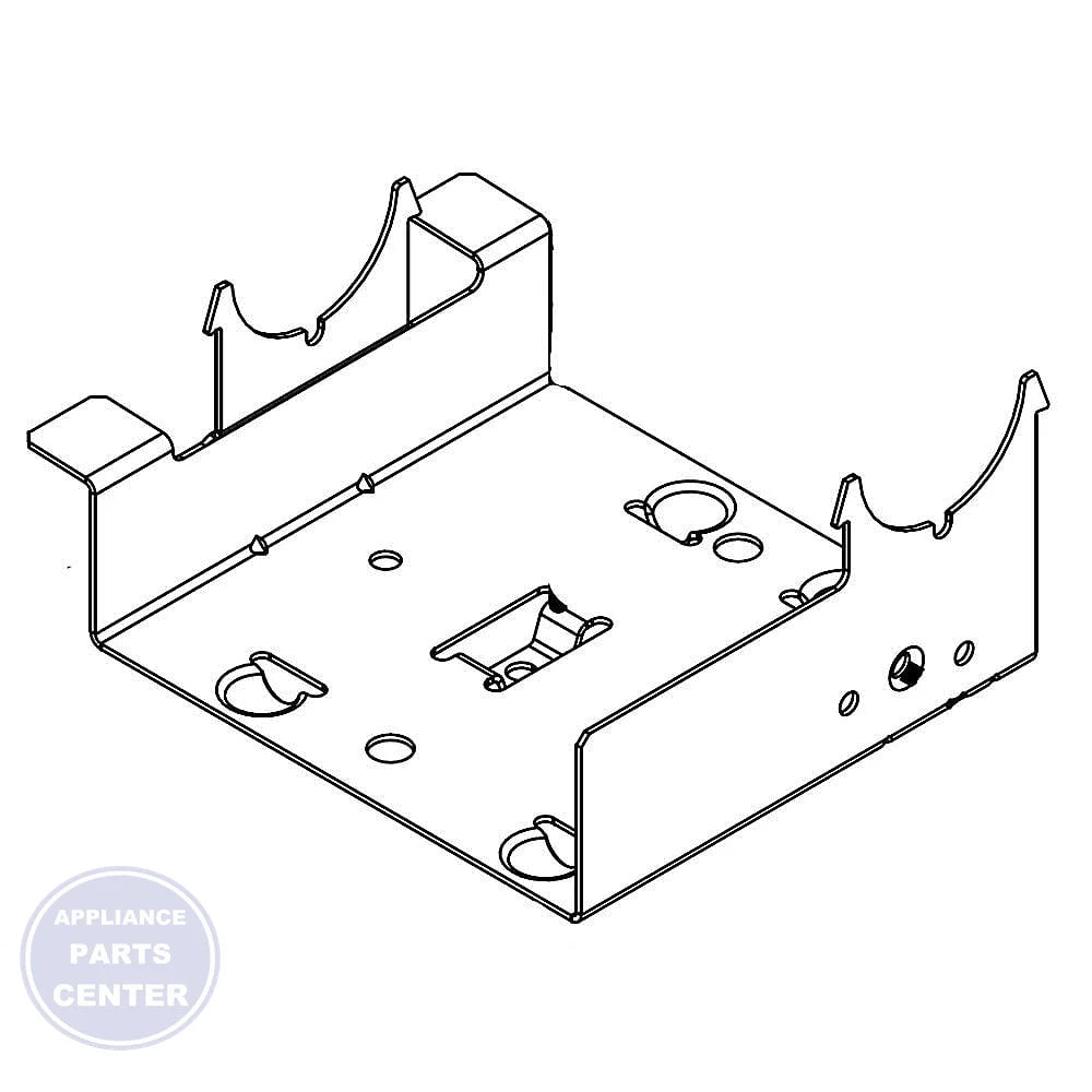 WHIRLPOOL BASE ASSEMBLY 3401801 - Main view showing sturdy support for Whirlpool dryers