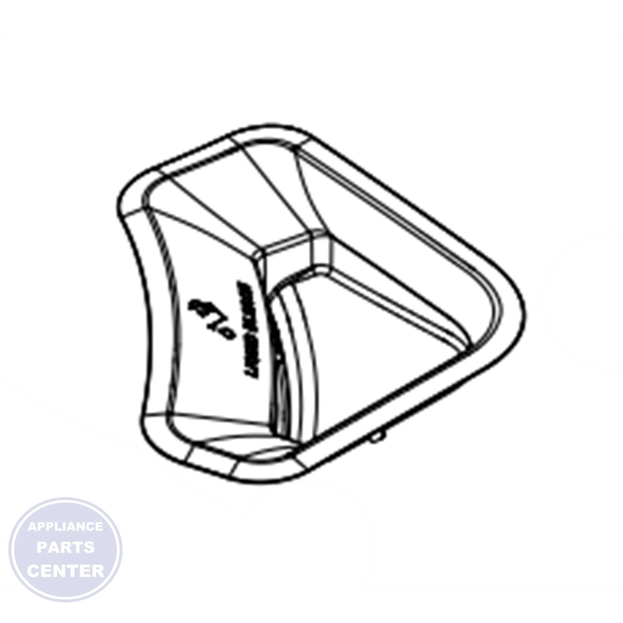 WHIRLPOOL BEZEL W11175757 - Main view showing sleek design for WHIRLPOOL models
