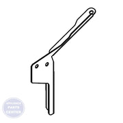 WHIRLPOOL BRACKET MOUNTING W10655463 - Main view showing sturdy-mounting design for WPL Microwave