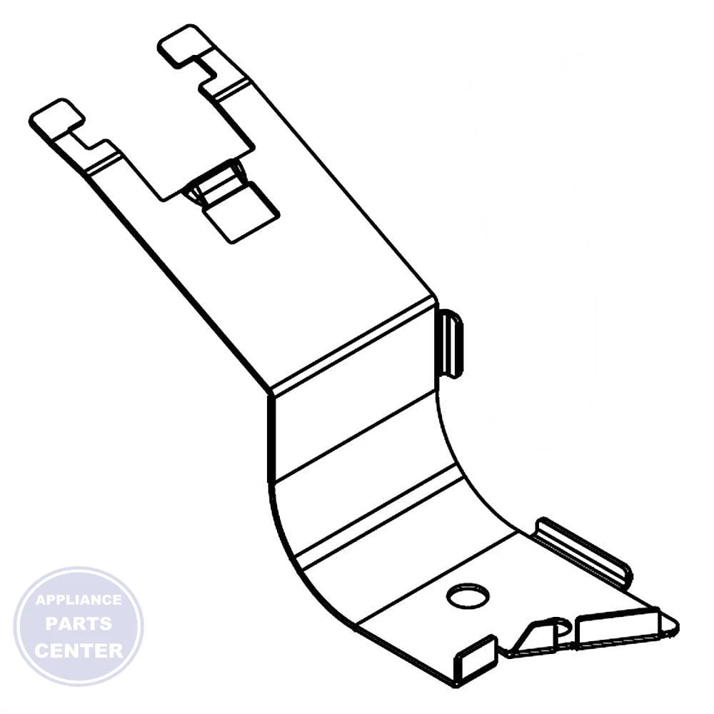 Whirlpool Bracket - Stat W11163419 - Main view showing sturdy construction for Whirlpool A1234 dishwasher
