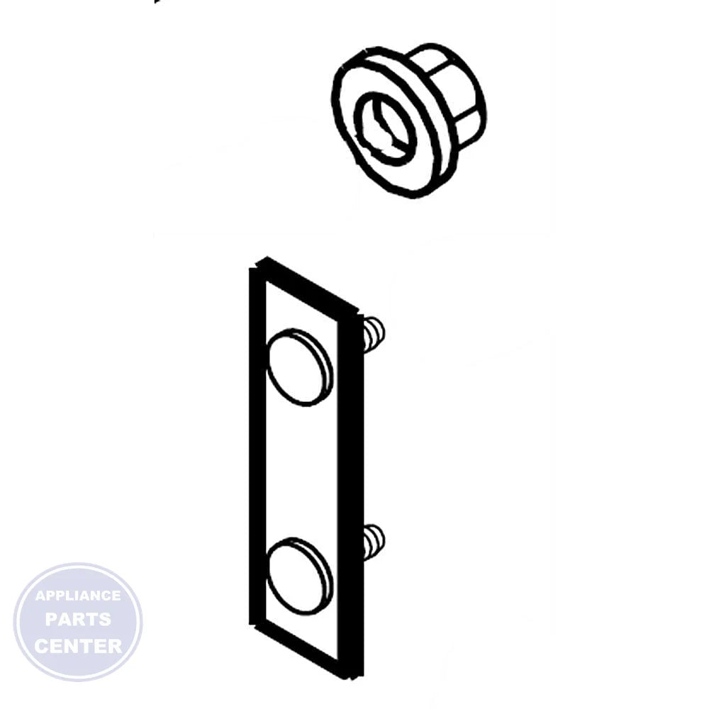 Whirlpool WHIRLPOOL BRACKET W10159907 - Main view showing sturdy construction for Whirlpool models