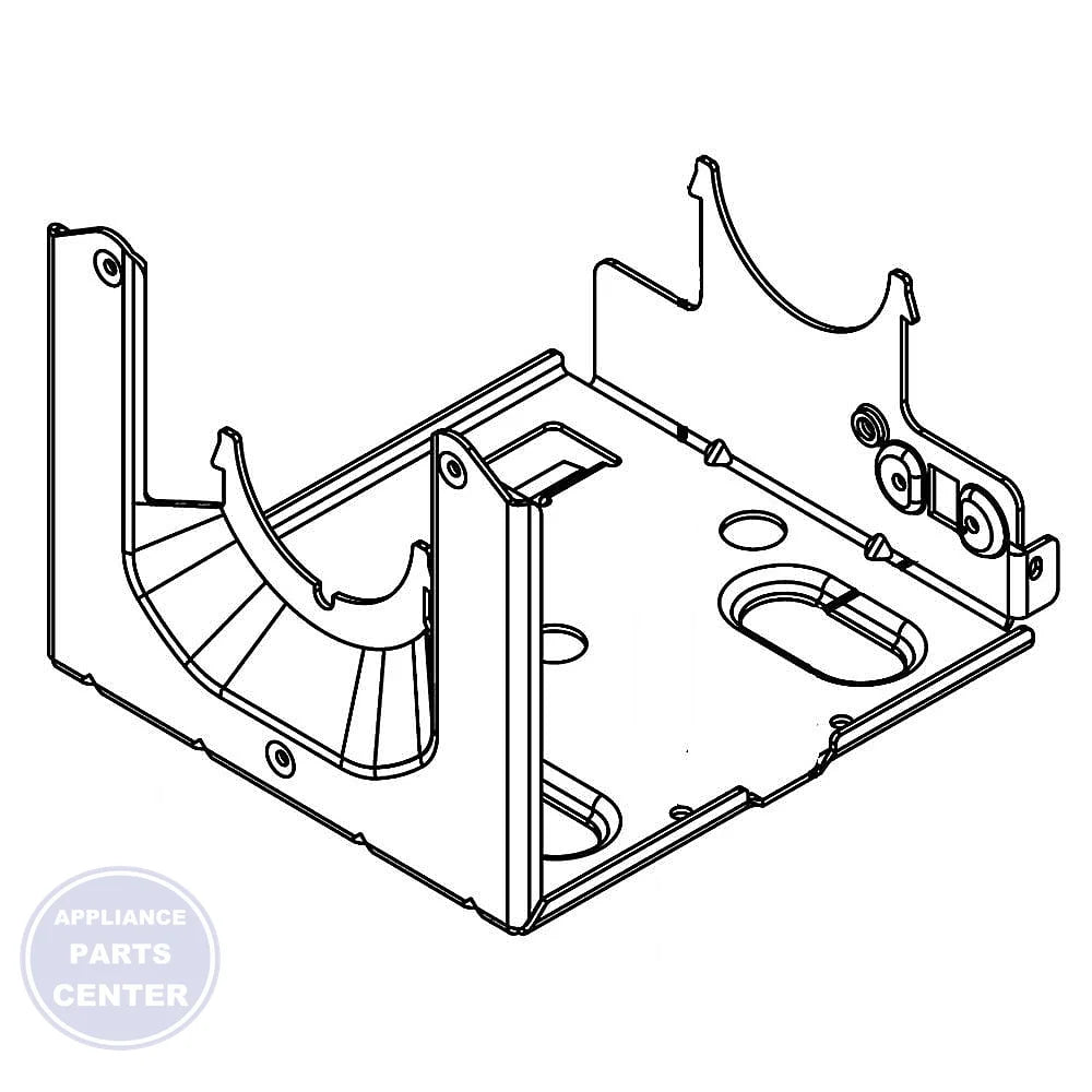 Whirlpool WHIRLPOOL BRACKET W11481730 - Main view showing sturdy construction for specific models