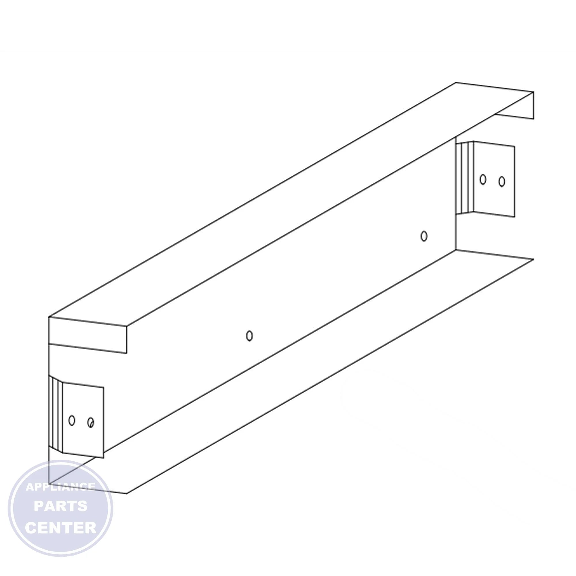 Whirlpool WHIRLPOOL BRACKET W11594960 - Main view showing heavy-duty design for Whirlpool, Maytag, and KitchenAid models