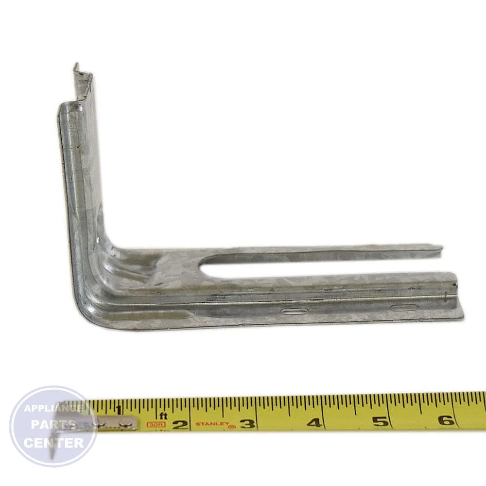 WHIRLPOOL BRACKET WPW10613666 - Side view with precise measurements