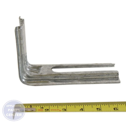 WHIRLPOOL BRACKET WPW10613666 - Side view with precise measurements