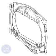WHIRLPOOL BULKHEAD ASSEMBLY W11162467 - Main view showing drum & tub support for specific models