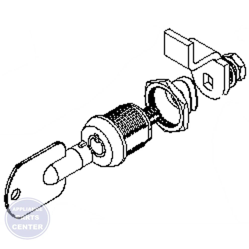 WHIRLPOOL CAM LOCK W10198223 - Main view showing secure locking for WPL-1000 series appliances